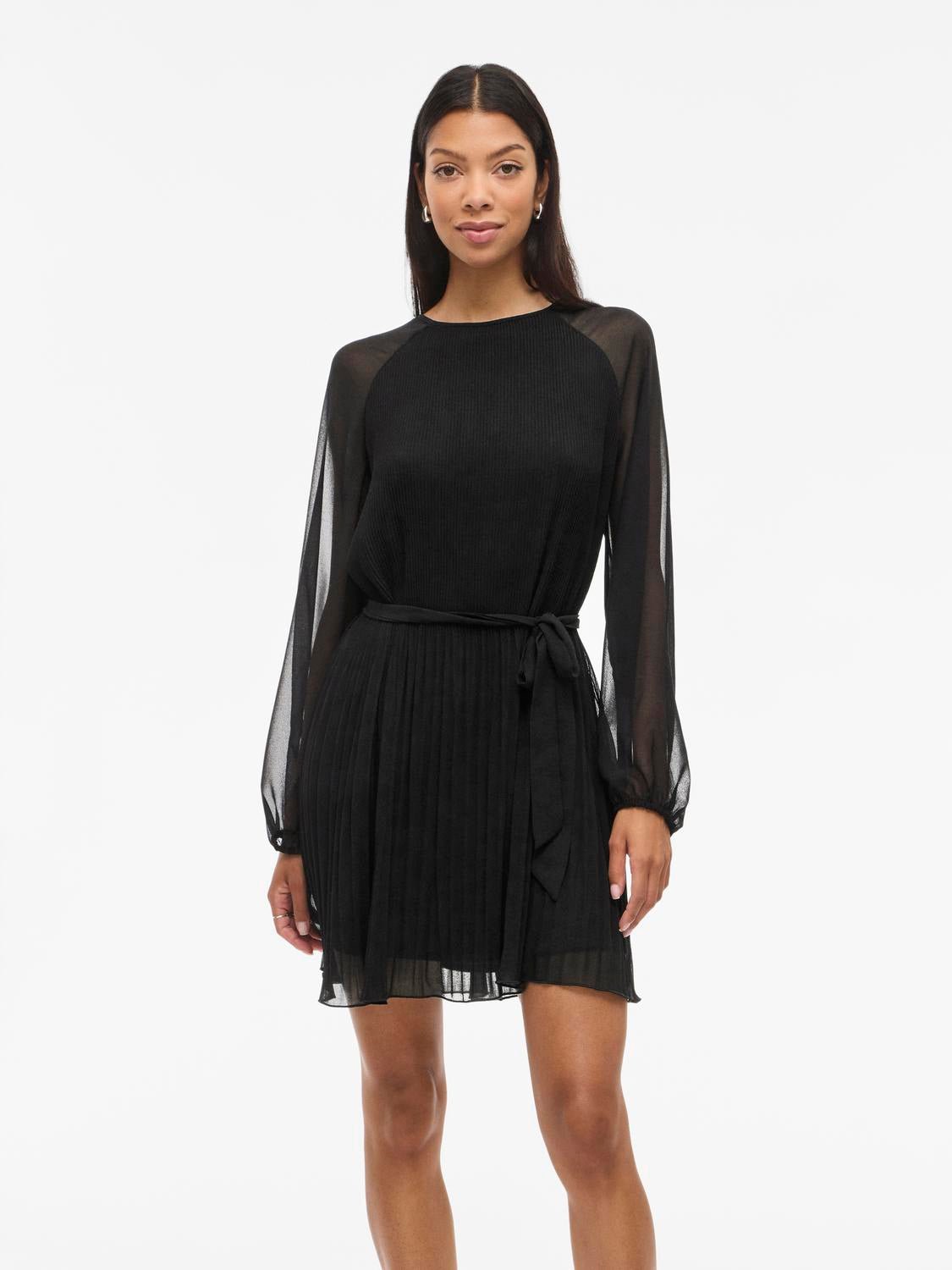 VIDALIANA Short Dress - Black Beauty - VERO MODA & VILA Bergvik